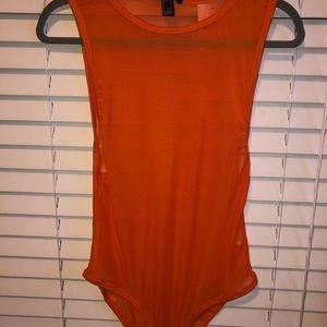 Body suit. Visible through